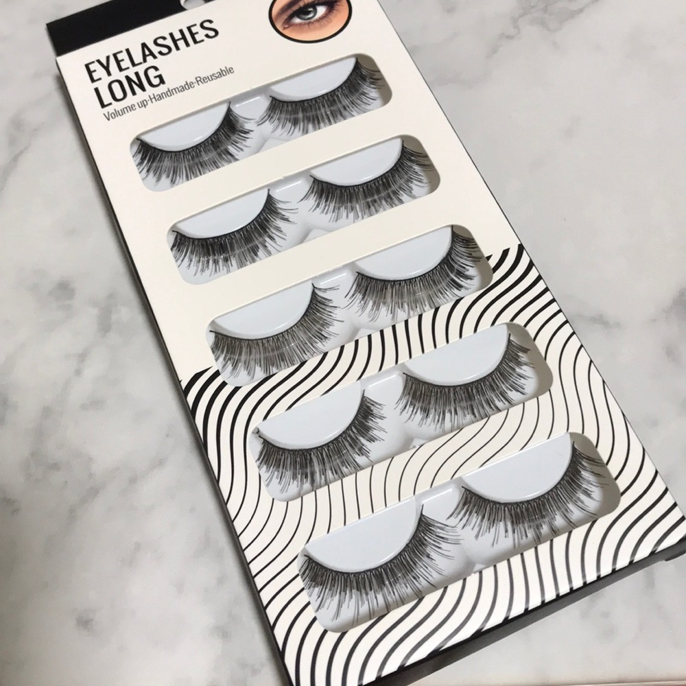 New Fake Eyelashes five pieces